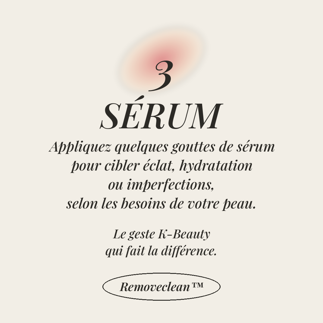 Étape 3 : Sérum